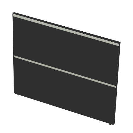 Kerkmann Empfangstheke Atlantis 2 (BxT) 2450x2450mm - 1x 3293, 2x 3495, 2x 3499 Anthrazit/Weiß