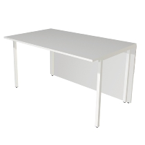 Kerkmann Empfangstheke Atlantis 3 (BxT) 4100x920mm - 2x 3302, 1x 3294 Weiß/Nussbaum