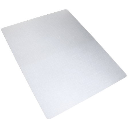 EcoTEX revolutionmat Polypropylen für niederflorige Teppichböden 73x117cm rechteckig milchig-transparent
