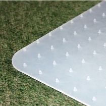 EcoTEX revolutionmat Polypropylen für niederflorige Teppichböden 73x117cm rechteckig milchig-transparent