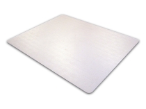 ClearTEX ultimat Bodenschutzmatte Polycarbonat nieder-/mittelflorige Teppiche rechteckig 116x134cm transparent