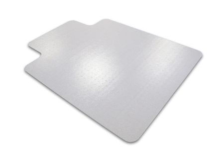 ClearTEX ultimat Polycarbonat Bodenschutzmatte für harte Böden mit Lippe 119x89cm transparent