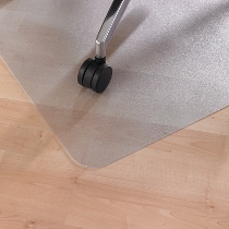 ClearTEX anti-mikrobielle advantagemat phthalatfreie Vinyl Bodenschutzmatte für harte Böden rechteckig 115x134cm matt-transparent 