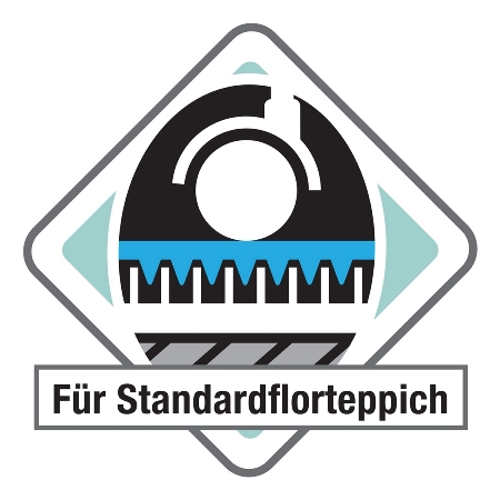 EcoTEX evolutionmat verbessertes Polymer Bodenschutzmatten für standardflorige Teppiche