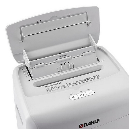 Dahle 35090 Aktenvernichter ShredMATIC 90 Schnitt 4 x 12 mm, 1-90 Blatt, 23 L