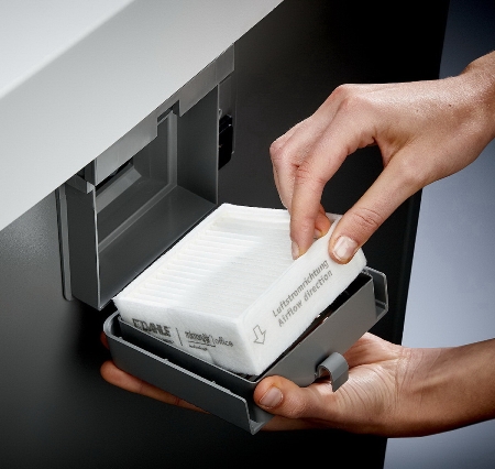 DAHLE Aktenvernichter 116 AIR DEPARTMENT CleanTEC® Streifen 5,8mm (P-2) Leistung 36 Blatt Eingabe 400mm 160 L