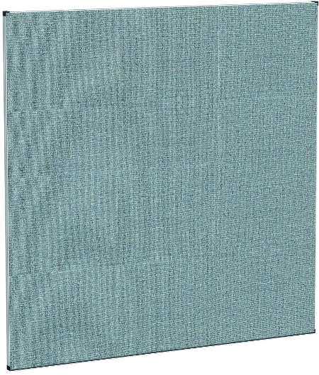 Geramöbel Trennwände Eco Stellwand SWS271012 (BxTxH) 1000x27x1200mm Grau
