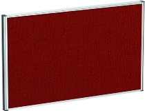 Geramöbel Akustik-Tischtrennwand PRO SWS410806 (BxTxH) 800x41x600mm Rot