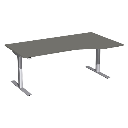 Geramöbel Elektro-Hubtisch 08F1811 PC Freiformtisch Elektro Flex elektr. Höhenverstellung 650-1250mm