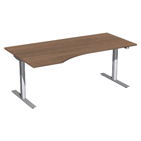 Geramöbel Elektro-Hubtisch 08F1811 PC Freiformtisch Elektro Flex elektr. Höhenverstellung 650-1250mm