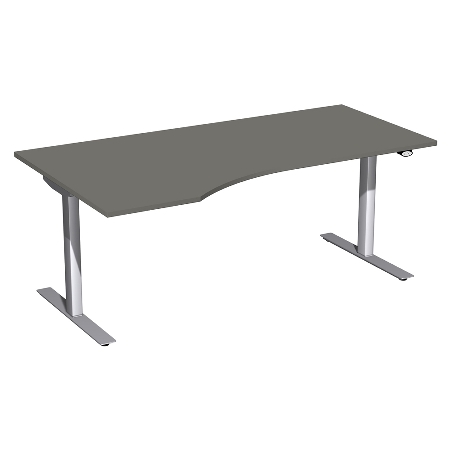 Geramöbel Elektro-Hubtisch 08F1811 PC Freiformtisch Elektro Flex elektr. Höhenverstellung 650-1250mm