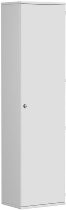 Geramöbel Garderobenschrank Pro 10AGL606 abschließbar (BxTxH) 600x425x2304mm Lichtgrau/Lichtgrau