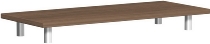 Geramöbel Aufsatzplatte Pro 10AS100 (BxTxH) 1000x425x111mm Onyx