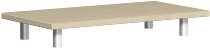 Geramöbel Aufsatzplatte Pro 10AS100 (BxTxH) 1000x425x111mm Onyx