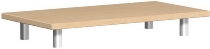 Geramöbel Aufsatzplatte Pro 10AS100 (BxTxH) 1000x425x111mm Onyx