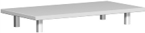 Geramöbel Aufsatzplatte Pro 10AS100 (BxTxH) 1000x425x111mm Onyx