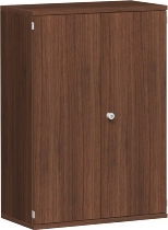 Geramöbel Flügeltürenschrank Pro 3OH 10D308 abschließbar (BxTxH) 800x425x1152mm Weiß/Weiß