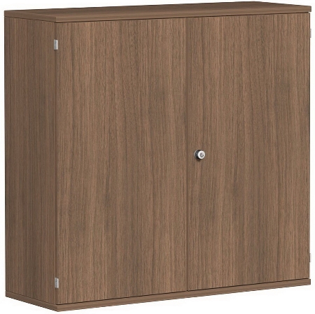 Geramöbel Flügeltürenschrank Pro 3OH 10D308 abschließbar (BxTxH) 800x425x1152mm Weiß/Weiß