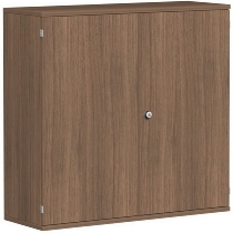 Geramöbel Flügeltürenschrank Pro 3OH 10D308 abschließbar (BxTxH) 800x425x1152mm Weiß/Weiß