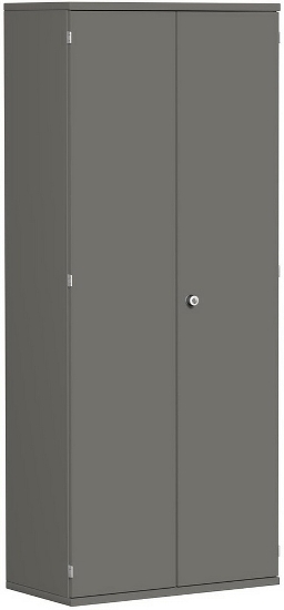 Geramöbel Flügeltürenschrank Pro 5OH 10D512 abschließbar (BxTxH) 1200x425x1920mm Onyx/Onyx
