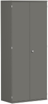 Geramöbel Flügeltürenschrank Pro 5OH 10D512 abschließbar (BxTxH) 1200x425x1920mm Onyx/Onyx