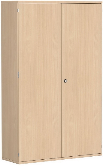 Geramöbel Flügeltürenschrank Pro 5OH 10D512 abschließbar (BxTxH) 1200x425x1920mm Onyx/Onyx