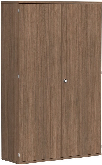 Geramöbel Flügeltürenschrank Pro 5OH 10D512 abschließbar (BxTxH) 1200x425x1920mm Onyx/Onyx