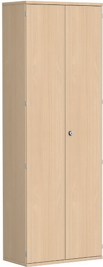 Geramöbel Flügeltürenschrank Pro 6OH 10D612 abschließbar (BxTxH) 1200x425x2304mm Ahorn/Ahorn