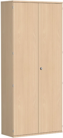 Geramöbel Flügeltürenschrank Pro 6OH 10D612 abschließbar (BxTxH) 1200x425x2304mm Ahorn/Ahorn