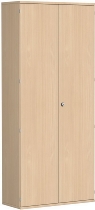 Geramöbel Flügeltürenschrank Pro 6OH 10D612 abschließbar (BxTxH) 1200x425x2304mm Ahorn/Ahorn