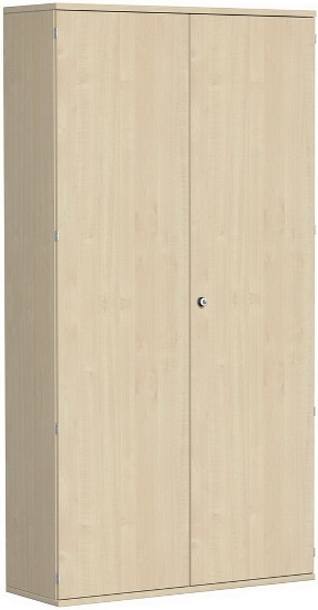 Geramöbel Flügeltürenschrank Pro 6OH 10D612 abschließbar (BxTxH) 1200x425x2304mm Ahorn/Ahorn