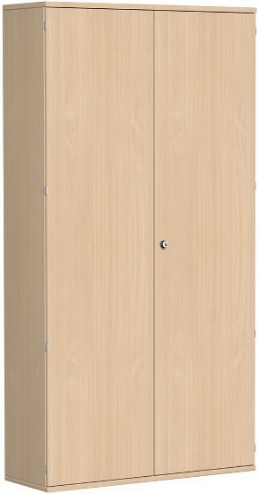 Geramöbel Flügeltürenschrank Pro 6OH 10D612 abschließbar (BxTxH) 1200x425x2304mm Ahorn/Ahorn