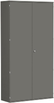 Geramöbel Flügeltürenschrank Pro 6OH 10D612 abschließbar (BxTxH) 1200x425x2304mm Ahorn/Ahorn