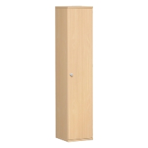 Flügeltürenschrank, 3 Dekor-Einlegeböden, abschließbar, Schloss rechts, 600x425x1536, Onyx/Onyx