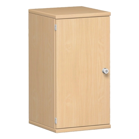 Geramöbel Flügeltürenschrank Pro 2OH 10DR206 abschließbar (BxTxH) 600x425x768mm Ahorn/Ahorn