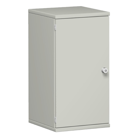 Geramöbel Flügeltürenschrank Pro 2OH 10DR206 abschließbar (BxTxH) 600x425x768mm Ahorn/Ahorn