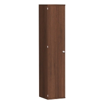 Flügeltürenschrank, 3 Dekor-Einlegeböden, abschließbar, Schloss rechts, 600x425x1536, Onyx/Onyx