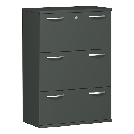 Geramöbel Hängeregistraturschrank Pro 10HR310 2-bahnig 3 Schübe (BxTxH) 1000x425x1152mm Ahorn/Ahorn