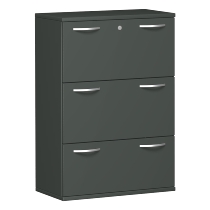 Geramöbel Hängeregistraturschrank Pro 10HR310 2-bahnig 3 Schübe (BxTxH) 1000x425x1152mm Ahorn/Ahorn