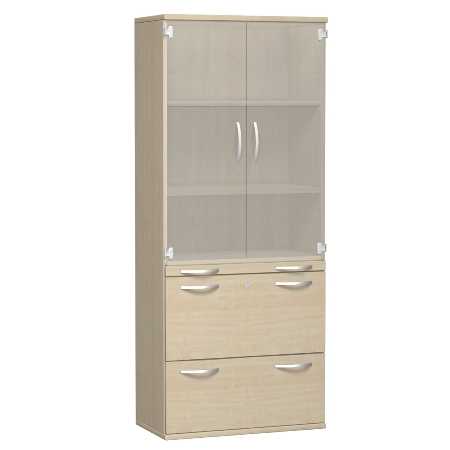 Geramöbel Modulschrank Pro 10M50819 Kombischrank 5OH (BxTxH) 800x425x1920mm Lichtgrau/Lichtgrau