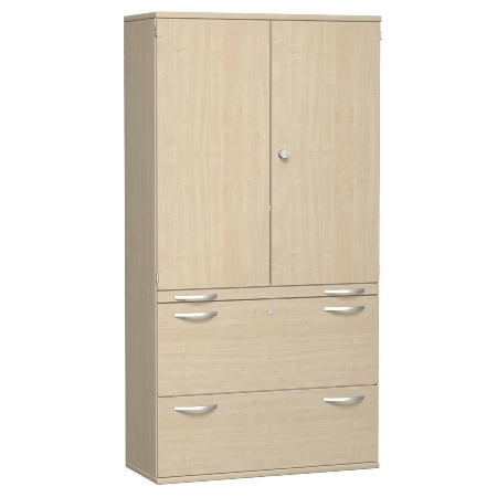 Geramöbel Modulschrank Pro 10M51022 Kombischrank 5OH (BxTxH) 1000x425x1920mm Ahorn/Ahorn