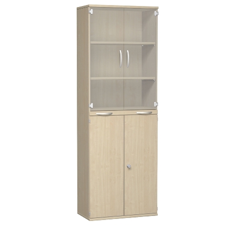 Geramöbel Modulschrank Pro 10M60814 Kombischrank 6OH (BxTxH) 800x425x2304mm Nussbaum/Nussbaum