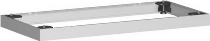 Geramöbel Metallsockel 10MS08-Z für Eck-Rollladenschrank (BxH) 800x50mm Schwarz