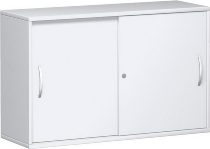 Geramöbel Schiebetürenschrank 2OH Serie Pro 10S212 mit 2 Böden (BxTxH) 1200x425x768mm Ahorn/Ahorn