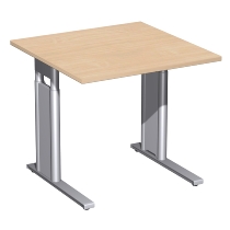 Schreibtisch 6471XX C-Fuß PRO rechteckig höhenverstellbar