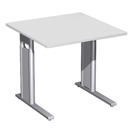 Schreibtisch 6471XX C-Fuß PRO rechteckig höhenverstellbar