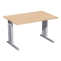 Schreibtisch 6471XX C-Fuß PRO rechteckig höhenverstellbar
