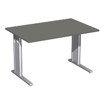 Schreibtisch 6471XX C-Fuß PRO rechteckig höhenverstellbar