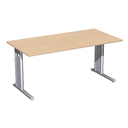 Schreibtisch 6471XX C-Fuß PRO rechteckig höhenverstellbar