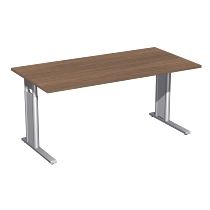 Schreibtisch 6471XX C-Fuß PRO rechteckig höhenverstellbar